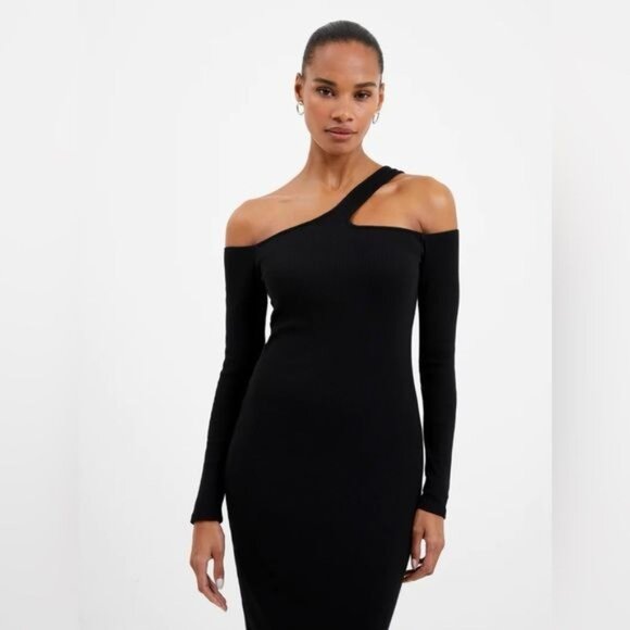 French Connection RassiaCheryle Cutout Dress Midi - Picture 4 of 12